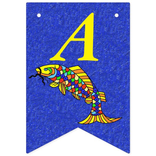 Abstracte vis van fijne feestdag vlaggetjes (Tweede vlag)