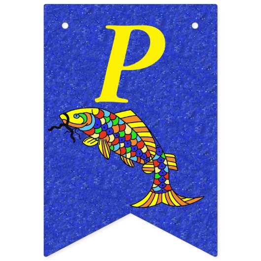 Abstracte vis van fijne feestdag vlaggetjes (Derde vlag)