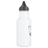 Abstracte vis waterfles  (Links)