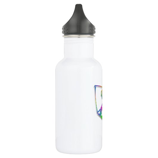 Abstracte vis waterfles  (Links)