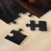 Abstracte visie op beweging en geest legpuzzel (Zijkant)