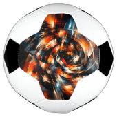 Abstracte Visie van Beweging & Geest Voetbal (Gedraaid)