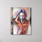 Abstracte visioenen canvas afdruk (Voorkant)