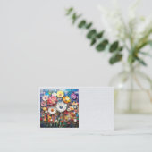 Abstracte Visitekaartjes (Staand voorkant)