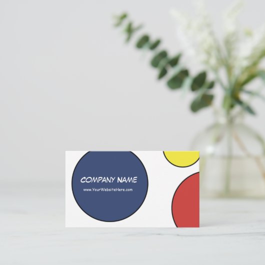 Abstracte Visitekaartjes (Staand voorkant)