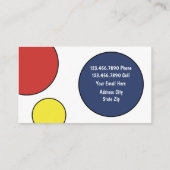 Abstracte Visitekaartjes (Achterkant)