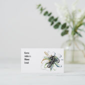 Abstracte Visitekaartjes van Dirt Bike (Staand voorkant)