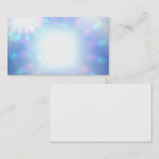 Abstracte Visitekaartjes voor lichtwerkers (Voorkant / Achterkant)