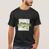 Abstracte viskunst t-shirt (Voorkant)