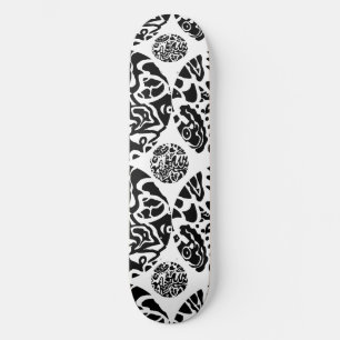 abstracte visschijf skateboard