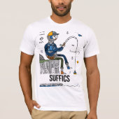 Abstracte visser | SUFFICS T-shirt (Voorkant)