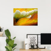 Abstracte vitale inflorescentie poster (Thuiskantoor)