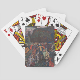 Abstracte Vitalit, Wassily Kandinsky Kleurrijk Lev Pokerkaarten