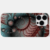 Abstracte Vivid Fantasy Fractal Art Bruin Blauw Case-Mate iPhone Case (Achterkant (horizontaal))
