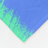 Abstracte vivid-penseelstreken fleece deken (Hoek)