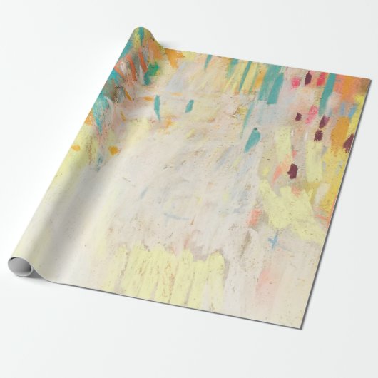 Abstracte vivid potlood textuur. Pastel met textuu Cadeaupapier (Uitgerold)