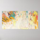 Abstracte vivid potlood textuur. Pastel met textuu Poster (Voorkant)