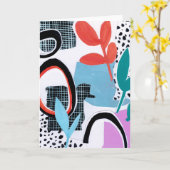 Abstracte vizier kaart (Gele Bloem)