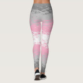 Abstracte vlag Demigirl Pride Leggings (Achterkant)