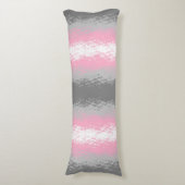 Abstracte vlag Demigirl Pride Lichaamskussen (Voorkant Verticaal)