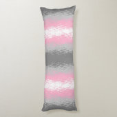 Abstracte vlag Demigirl Pride Lichaamskussen (Achterkant (Verticaal))