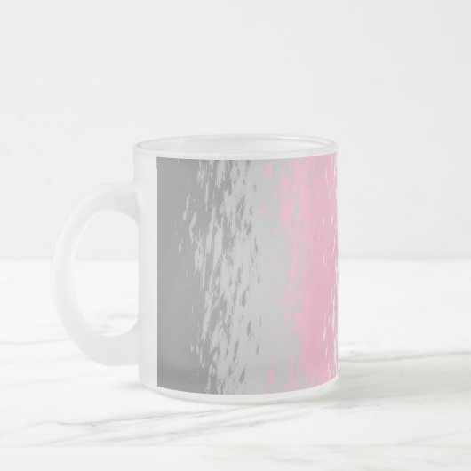 Abstracte vlag Demigirl Pride Matglas Koffiemok (Links)