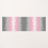 Abstracte vlag Demigirl Pride Yogamat (Voorkant (horizontaal))