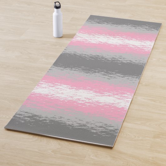 Abstracte vlag Demigirl Pride Yogamat (In situ)