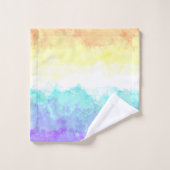 Abstracte vlag Genderfaun Pride Bad Handdoek (Wasdoekje)