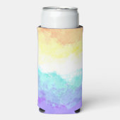 Abstracte vlag Genderfaun Pride Seltzer Blikjeskoeler (Seltzer Voorkant)