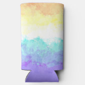 Abstracte vlag Genderfaun Pride Seltzer Blikjeskoeler (Achterkant)