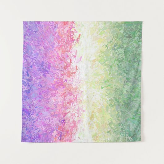 Abstracte vlag Genderfaun Pride Wandkleed (Voorkant (horizontaal))