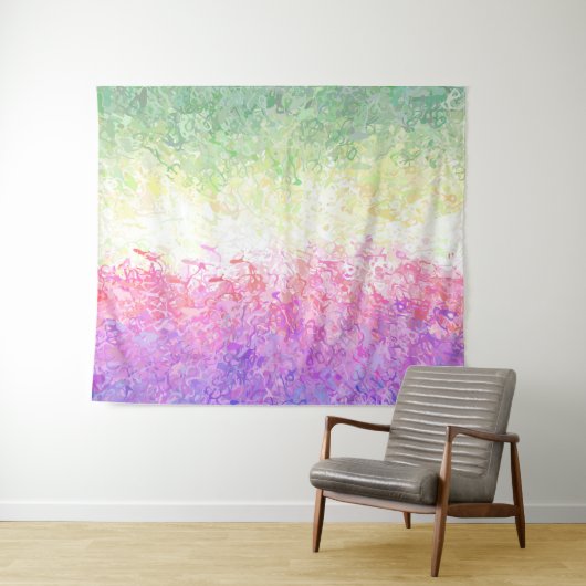 Abstracte vlag Genderfaun Pride Wandkleed (In Situ (horizontaal))