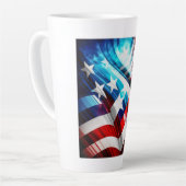 Abstracte Vlag Latte Mok VS (Linkerhoek)