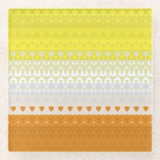 Abstracte vlag Maverique Pride Glazen Onderzetter (Voorkant)