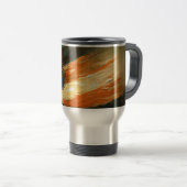  Abstracte vlag op Fire Aluminium Travel Mug Reisbeker (Voorkant rechts)
