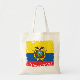 Abstracte vlag van Ecuador, Republiek Ecuador Bag Tote Bag