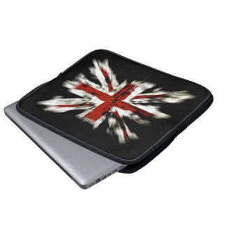 Abstracte vlag van het VK Laptop Sleeve