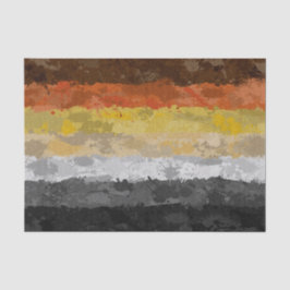 Abstracte vlag van Verf Splatter Gay Beer Pride Fl Tissuepapier