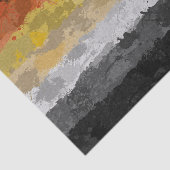 Abstracte vlag van Verf Splatter Gay Beer Pride Fl Tissuepapier (Detail)