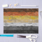 Abstracte vlag van Verf Splatter Gay Beer Pride Fl Tissuepapier (Craft)