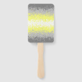 Abstracte vlag voor demigender Pride Handwaaier (Achterkant)