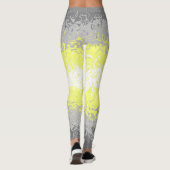 Abstracte vlag voor demigender Pride Leggings (Achterkant)