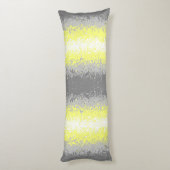 Abstracte vlag voor demigender Pride Lichaamskussen (Achterkant (Verticaal))