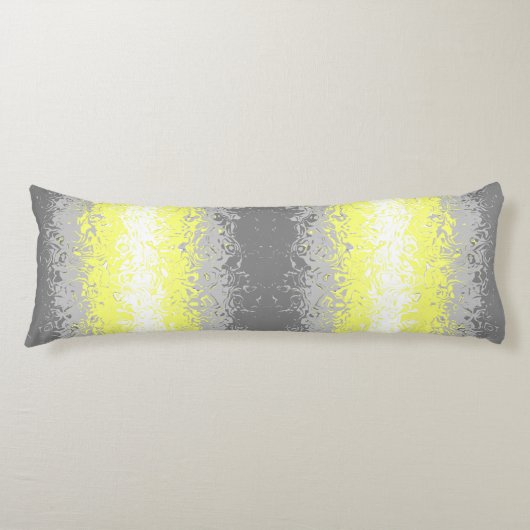Abstracte vlag voor demigender Pride Lichaamskussen (Voorkant)