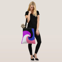 Abstracte vlag voor Gendervloeide Pride Tote Bag