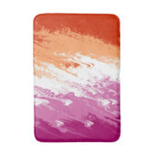 Abstracte vlag voor lesbiennes badmat (Voorkant Verticaal)