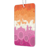 Abstracte vlag voor lesbiennes luchtverfrisser (Links)