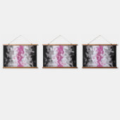 Abstracte vlag voor Librafeminine Pride Hangend Wandkleed (Driedubbel)