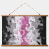 Abstracte vlag voor Librafeminine Pride Hangend Wandkleed (Voorkant 2)